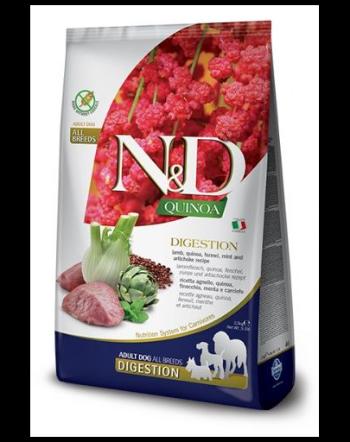 FARMINA N&amp;D Quinoa Digestion -Hrană digestivă pentru câini de talie mică - miel - 2.5 kg