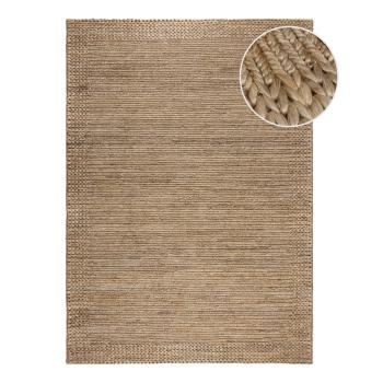 Covor în culoare naturală țesut manual din chenaf 120x170 cm Drew Border – Flair Rugs