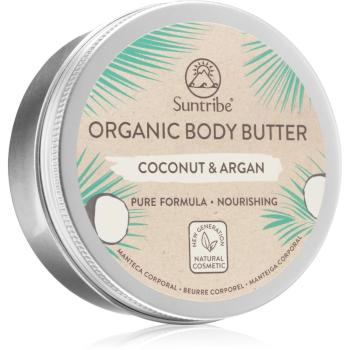 Suntribe Organic Body Butter Coconut & Argan unt de corp intens hidratant pentru piele uscata 150 ml