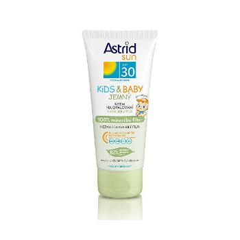 Astrid Protecție solară delicată pentru copii OF 30 Sun Kids &amp; copil 100% filtru mineral 100 ml
