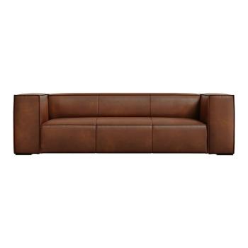 Canapea maro coniac cu tapițerie din piele 227 cm Madame – Windsor & Co Sofas