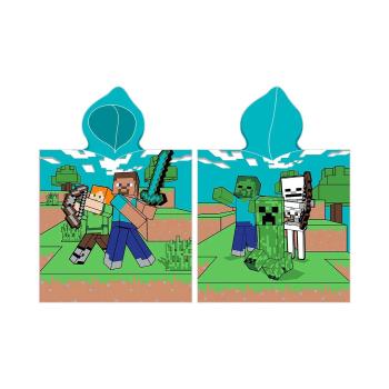 Poncho pentru copii Minecraft Time to Mine , 50 x115 cm