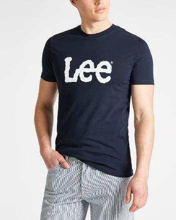 Lee Wobbly Logo Tricou Albastru