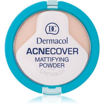 Dermacol Acne Cover pudra compacta pentru ten acneic culoare Porcelain 11 g