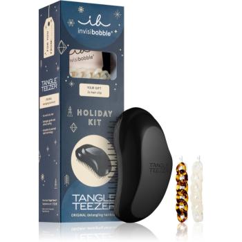 invisibobble x Tangle Teezer Holiday Kit set (pentru un aspect perfect al parului) II.