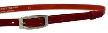 Penny Belts Piele din piele din piele 15-2-93 Roșu 95 cm