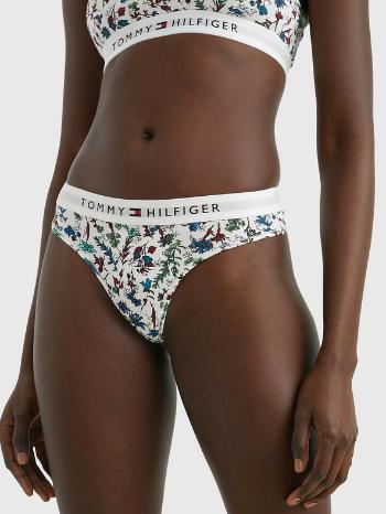 Tommy Hilfiger Underwear Thong Print Chiloți Alb