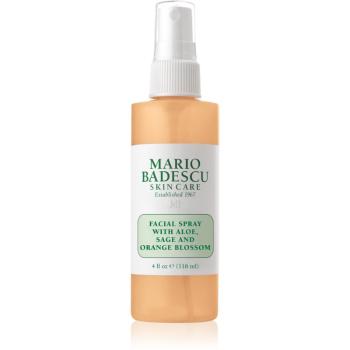 Mario Badescu Facial Spray with Aloe, Sage and Orange Blossom ceață de piele hidratantă și energizantă pentru corp 118 ml