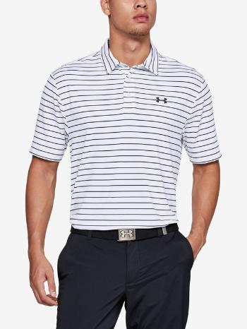 Under Armour Playoff Polo Tricou Alb