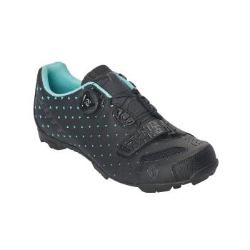 Scott MTB COMP BOA LADY pantofi pentru ciclism - matt black/turquoise