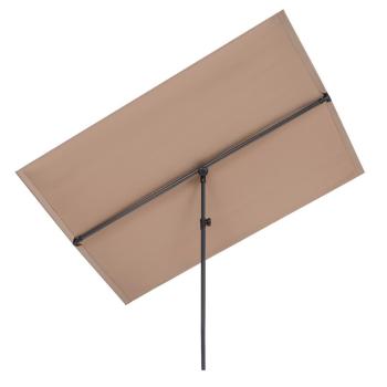 Blumfeldt Flex-Shade XL, umbrelă de soare, 150 x 210 cm, poliester, UV 50, maro deschis