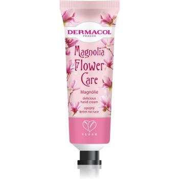 Dermacol Flower Care Magnolia crema de maini hranitoare cu arome florale 30 ml