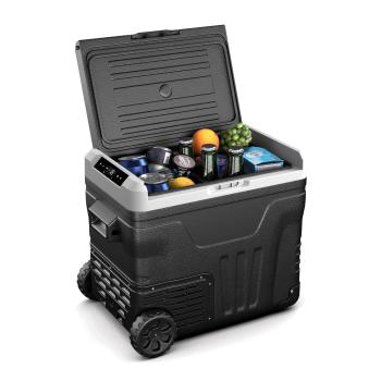 Klarstein PolarForce 50L răcitor cu compresor| Panou LCD | iluminat | off-road | protecție baterie | 12V/230V