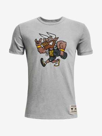 Under Armour Project Rock SMS Tricou Gri