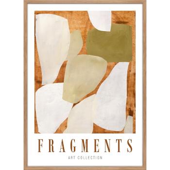 Poster cu ramă 52x72 cm Fragments    – Malerifabrikken