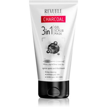 Revuele Charcoal 3in1 gel de curatare 3 in 1 cu cărbune activ 150 ml