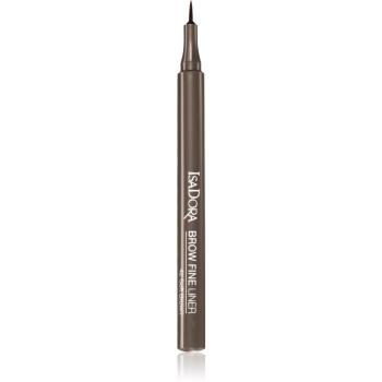 IsaDora Brow Fine Liner creion pentru sprancene culoare 42 Soft Brown 1,1 ml