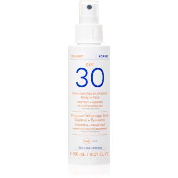 Korres Yoghurt lotiune protectoare pentru plaja SPF 30 150 ml