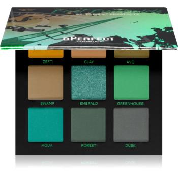 BPerfect Compass of Creativity East Emeralds Palette paletă cu farduri de ochi East Emeralds 110 g