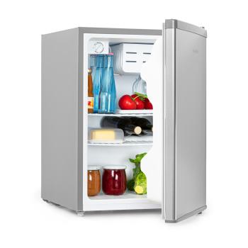 Klarstein Cool Kid, mini frigider cu congelator de 4 l, 66 l, 42 dB, A +, oțel inoxidabil, periat