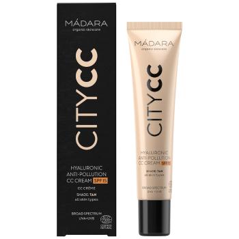 MÁDARA CC cremă SPF 15 Tan Citycc (Hyaluronic Anti-Pollution Cc Cream) 40 ml