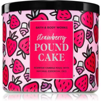 Bath & Body Works Strawberry Pound Cake lumânare parfumată 411 g