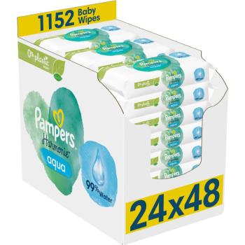 Pampers Harmonie Aqua Șervețele umede pentru copii 24x48 buc