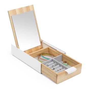 Cutie pentru bijuterii din lemn cu oglindă Umbra
