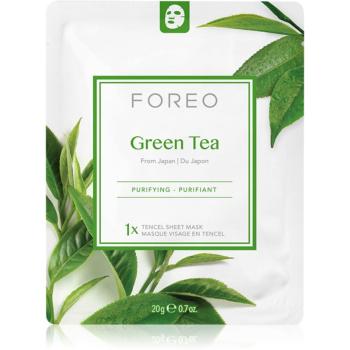 FOREO Farm to Face Sheet Mask Green Tea masca de celule cu efect calmant pentru ten mixt 3x20 ml