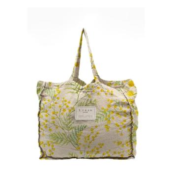 Geantă textilă Linen Couture Mimosa, lățime 50 cm