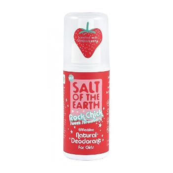 Salt Of The Earth Natural Deodorant Spray Rock Chick Dulce Căpșuni ( Natura l Deodorant) 100 ml