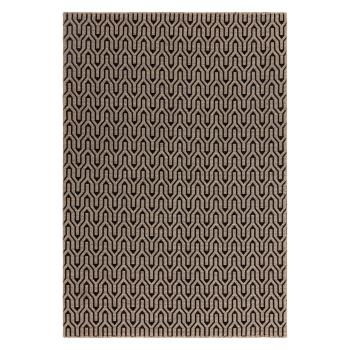 Covor negru/bej 160x230 cm Global – Asiatic Carpets