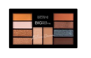 Gabriella Salvete Paleta de farduri de ochi, bronzer și iluminator Italian Dream (Big Face Palette) 12 g