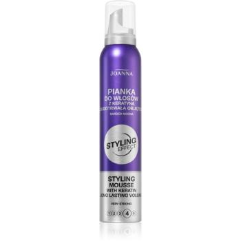 Joanna Styling Effect spumă de păr cu keratina 150 ml