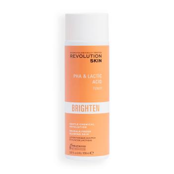 Revolution Skincare Ser iluminator pentru piele Brighten (PHA and Lactic Acid Gentle Toner) 200 ml