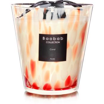 Baobab Pearls Coral lumânare parfumată 16 cm