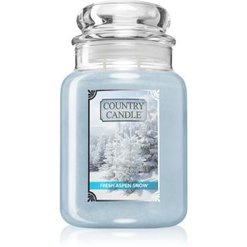 Country Candle Fresh Aspen Snow lumânare parfumată 680 g