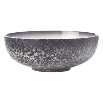 Bol din ceramică Maxwell & Williams Caviar, ø 19 cm, alb - negru