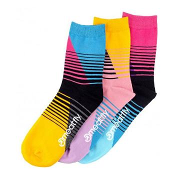 Meatfly 3 PACK - șosete colorate Color Scale socks - S19 40-43