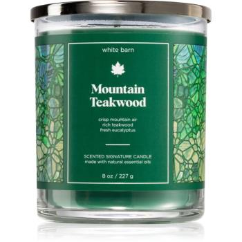 Bath & Body Works Mountain Teakwood lumânare parfumată 227 g