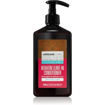 Arganicare Keratin balsam (nu necesita clatire) pentru păr creț 400 ml