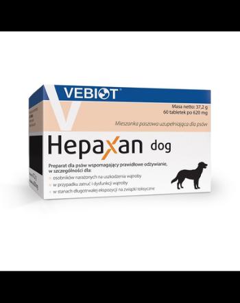 VEBIOT Hepaxan dog 60 tab. supliment suport hepatic pentru caini