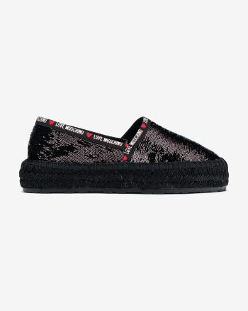 Love Moschino Espadrile Negru