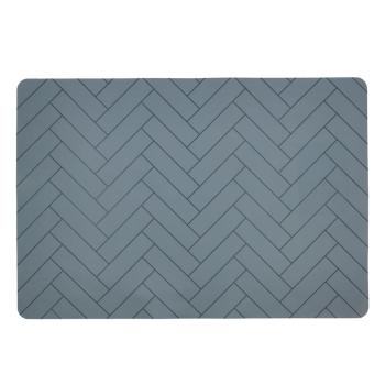 Suport din silicon pentru farfurie Södahl Tiles, 33 x 48 cm, albastru