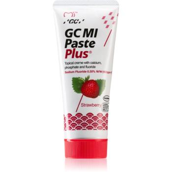 GC MI Paste Plus Crema protectoare de remineralizare pentru dinți sensibili cu flor aroma Strawberry 35 ml