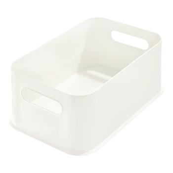 Cutie depozitare iDesign Eco Handled, 21,3 x 30,2 cm, alb