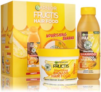 Garnier Set cadou de îngrijire nutritivă pentru păr uscat Fructis Hair Food Banana