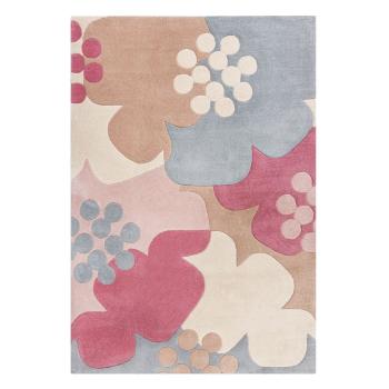 Covor Flair Rugs Retro Floral, 160x230 cm, gri-roz