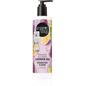 Organic Shop Passion Fruit & Cocoa gel de dus imbatator 280 ml