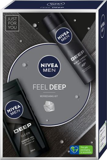 Nivea Set cadou cu parfum de lemn închis la culoare